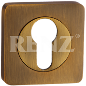 Картинка Накладка квадратная на цилиндр RENZ ET 02 СF кофе